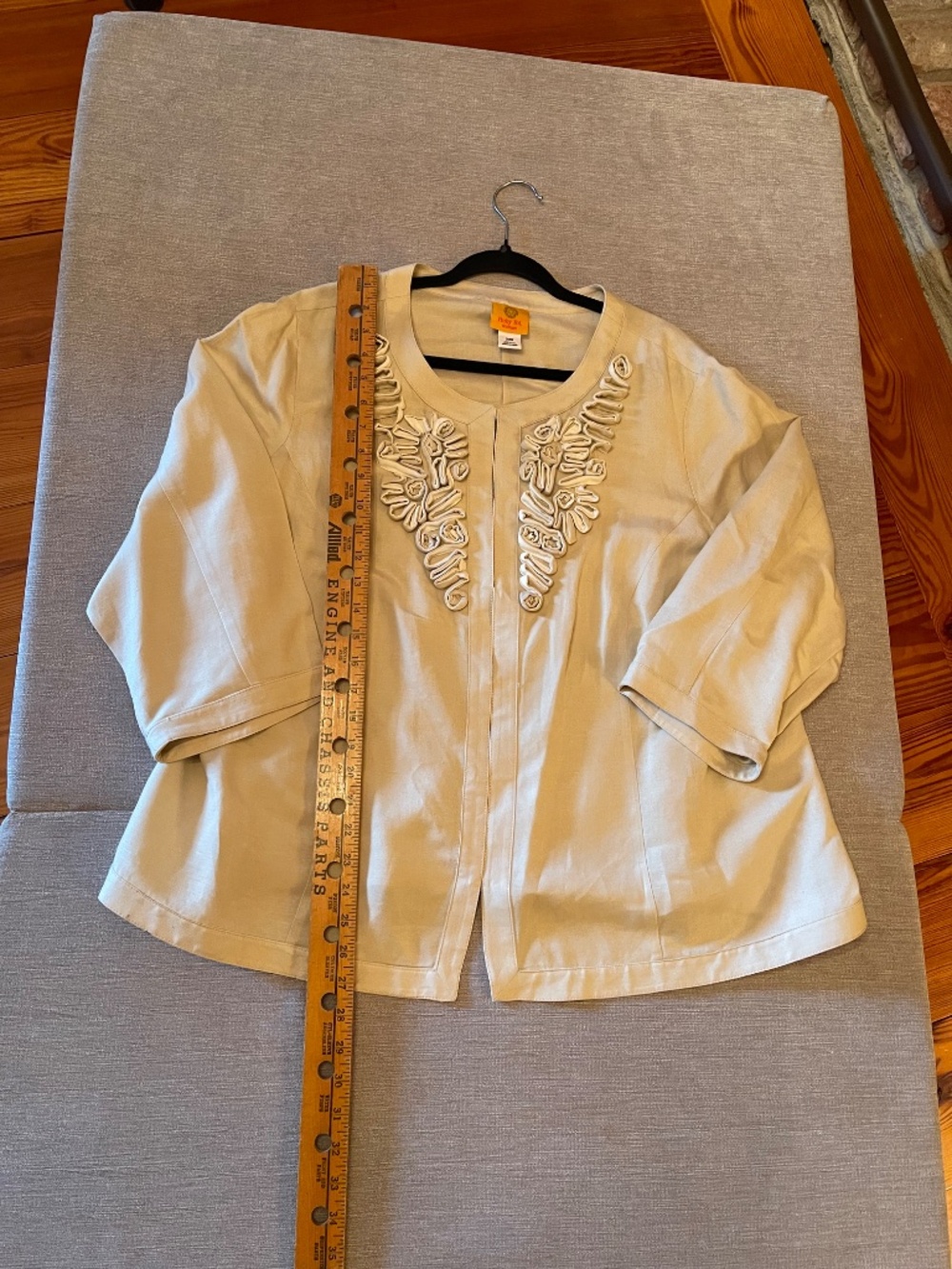 Ruby Rd Linen Blend 2 Piece Pantsuit Jacket & Pants Size 20W - Picture 6 of 15